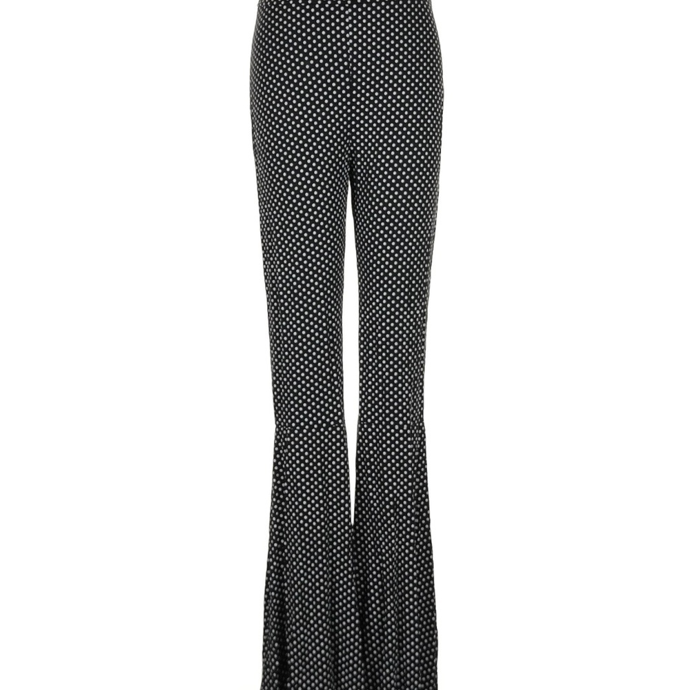 PrettyLittleThing Black and White Flare Pants